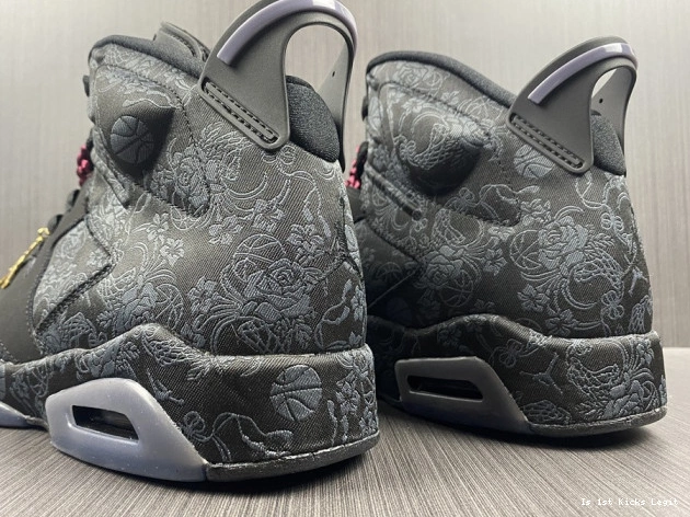 (W) Jordan Black Retro Triple 6 SD DB9818-001 0603